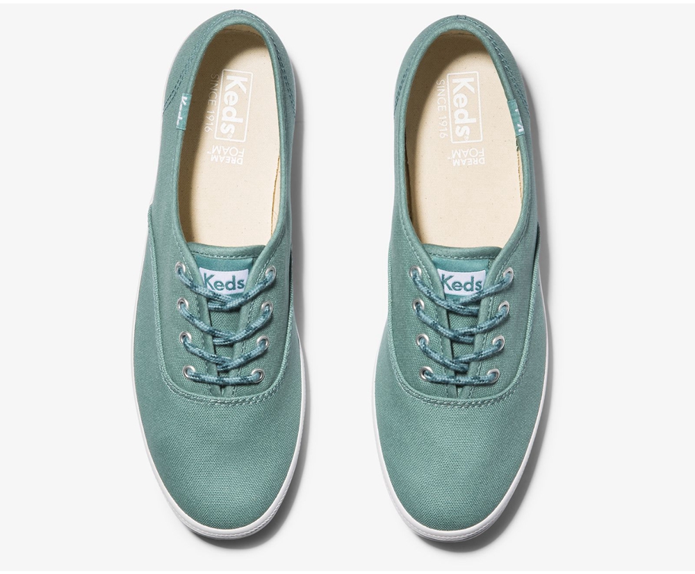 Keds Womens Sneakers Turquoise - Champion Solids - 716KWSFDY